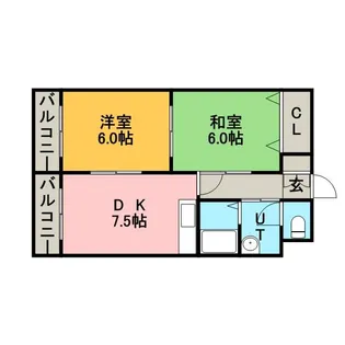 メゾンラックス【203号室】の間取り