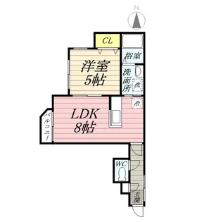 ル・ヴェルジュ【4階】の間取り