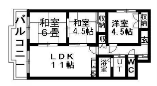ハイツディオネ【901号室】の間取り
