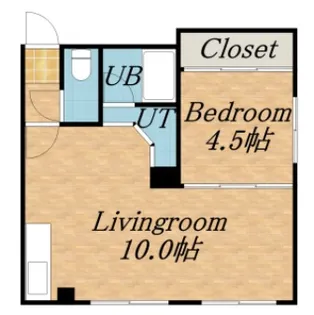もえぎ第2マンション【743号室】の間取り