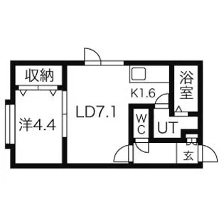 アークコート平岸48【3階】の間取り