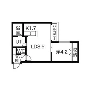 グラスマーレIII【2階】の間取り