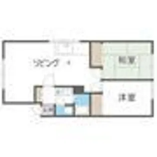 稲津コーポA棟【207号室】の間取り