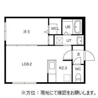 CANTARE中の島(カンターレ中の島)【3階】の間取り