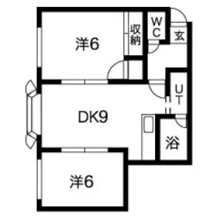 メゾンドヒル33【2階】の間取り