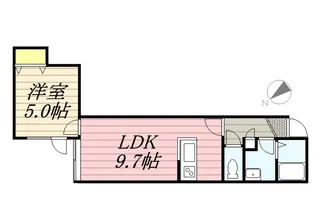 ハーモニー ビコウ【106号室】の間取り
