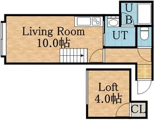 ファーミントンビレッジ【3階】の間取り