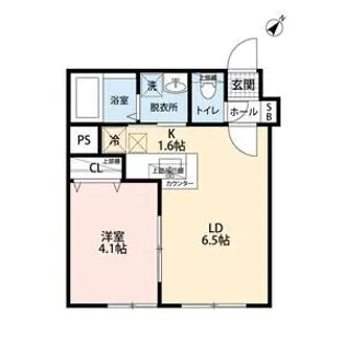 パークヒルズ【106号室】の間取り