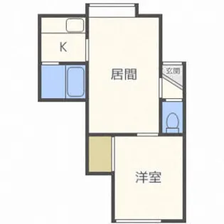 ノースヴィレ【202号室】の間取り