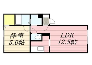 セジュール平和【2階】の間取り