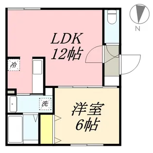 Royal Oak中島公園1【1階】の間取り