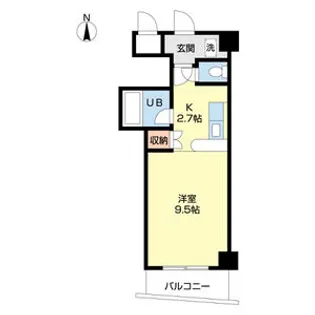 ΑNEXT北15条【4階】の間取り