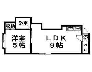 プレシディオ【105号室】の間取り