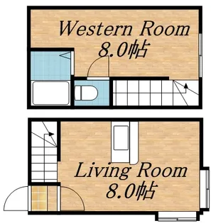 サンハイツ平岸【103号室】の間取り