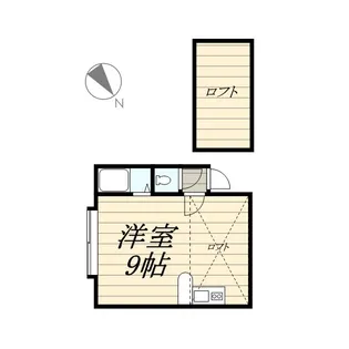 サンハイツ平岸【205号室】の間取り