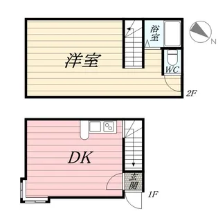 サンハイツ平岸【106号室】の間取り