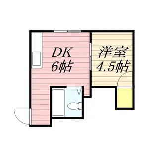 サンハイツ【0006号室】の間取り