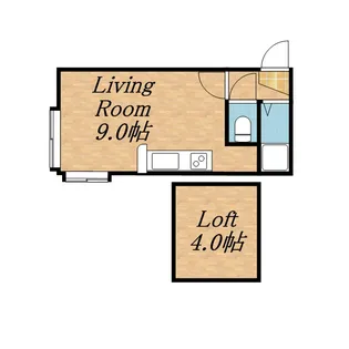 ラヴィアンⅡ【202号室】の間取り