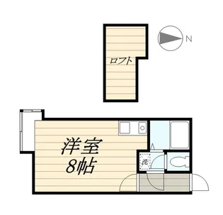 コスモハイツ【1階】の間取り