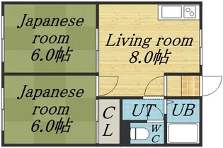 シティハイムK【2階】の間取り