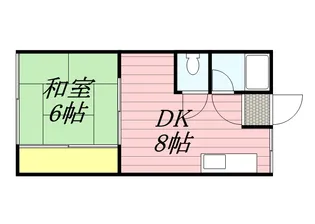 シティハイムK【0101号室】の間取り