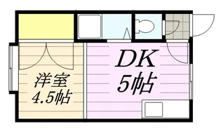 クルーズハウス澄川【0005号室】の間取り