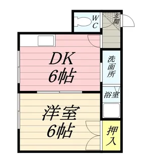 メゾンド白石【0203号室】の間取り