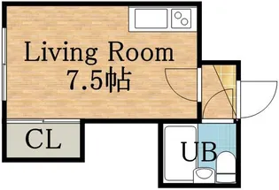 山本南郷ビル【0008号室】の間取り