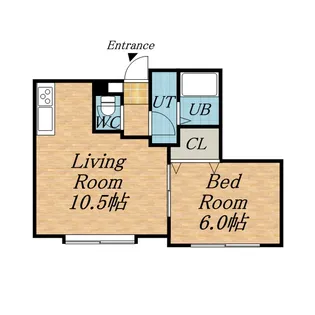 ミラ・ピオーネ【0202号室】の間取り