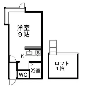 ベル澄川B棟【202号室】の間取り