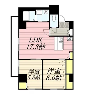 サンコート本郷通ガーデンヒルズ【8階】の間取り