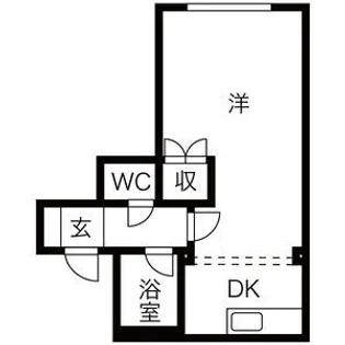 ハーベストⅤ【308号室】の間取り
