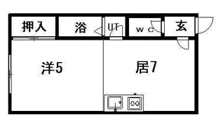 アドバンスコーポA【202号室】の間取り
