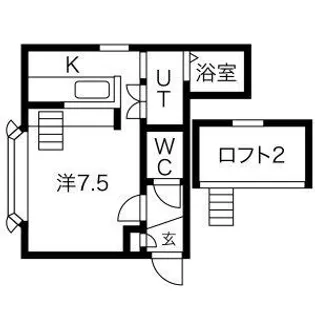 ルミエールアライⅡ【2階】の間取り