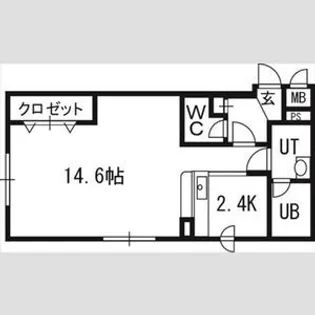 コンフォート18【00402号室】の間取り