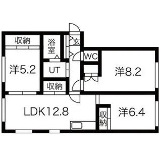 澄川コート【2階】の間取り