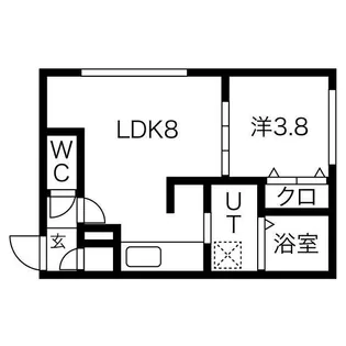 FORESTA平岸【2階】の間取り
