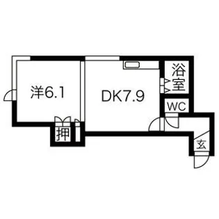 パルコート平岸23【3階】の間取り