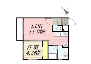 Mieux Vivre(ミュウヴィーブル)【2階】の間取り