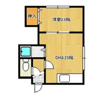 プラザケアンズB棟【105号室】の間取り