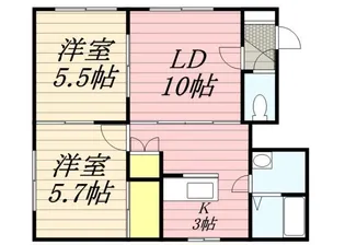 ラ・ビーム23【0302号室】の間取り