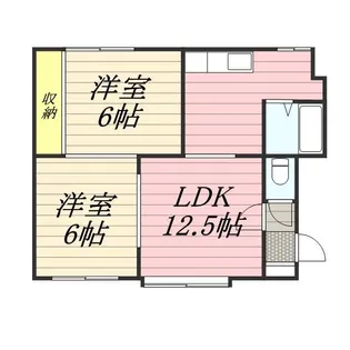 サンハイツ【1階】の間取り