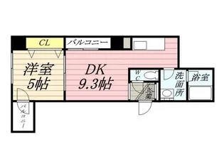 ラクラス札幌北7条【4階】の間取り