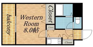 トーカン中の島キャステール【0307号室】の間取り