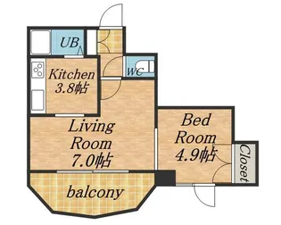 VIP ISHIKAWA【0303号室】の間取り