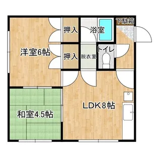 狩野マンション【201号室】の間取り