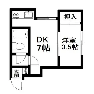 コーポアグレ【205号室】の間取り