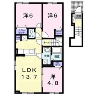 airy【2階】の間取り