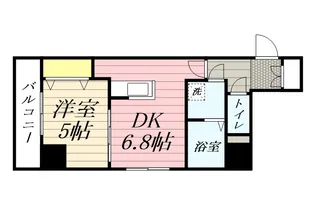 アルファスクエア北15条【1506号室】の間取り