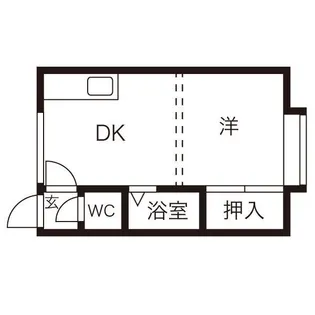 ステージイン南郷【8号室】の間取り